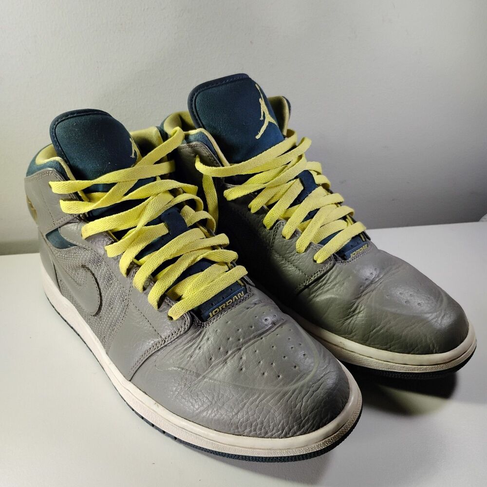 Nike Air Jordan 1 Retro '97 TXT 555071-045 Men US 12 Flat Pewter Lifestyle Shoes